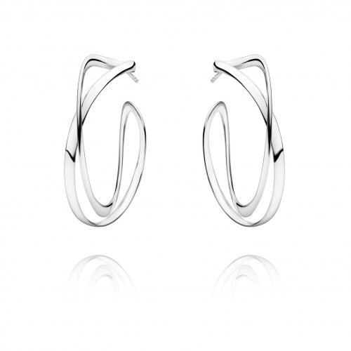 Georg Jensen - Infinity, Sterling Silver Infinity Earrings 3539267