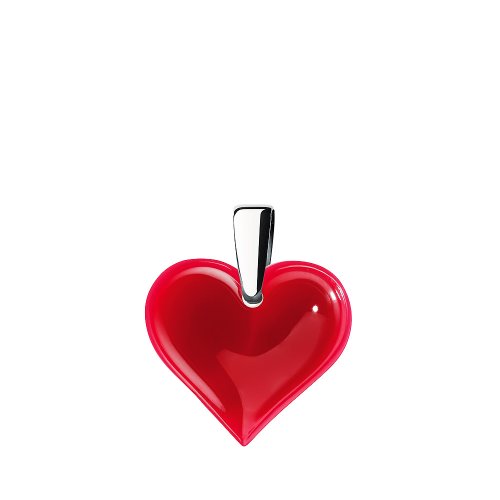 Lalique - Amour Beaucoup, Glass Heart Pendant 7772200