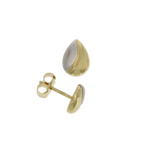 Guest and Philips - Yellow Gold 9ct Bi Metal Earrings