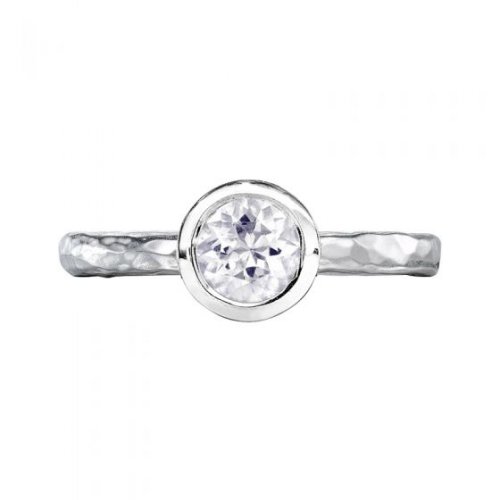 Dower and Hall - Twinkle, White Topaz Set, Sterling Silver - - Ring - TWR26-S-WT-N