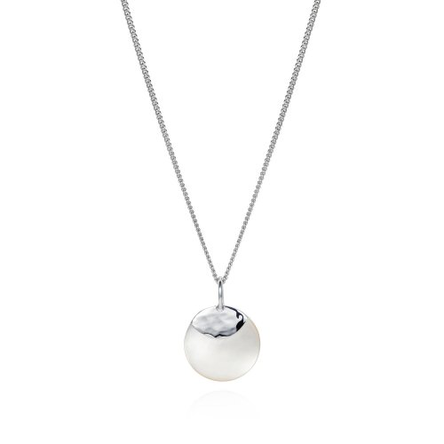 Claudia Bradby - Seascape, Pearl Set, Sterling Silver - Galatea Ripple Pendant