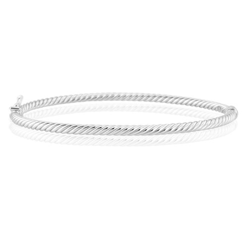 Mark Milton - White Gold 9ct Twist Bangle - 9765W