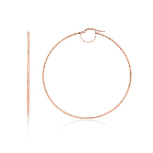 Mark Milton - Rose Gold 9ct Large Hoops - 8L31R