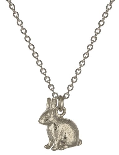 Alex Monroe - SITTING BUNNY, Sterling Silver Necklace TCN9-S