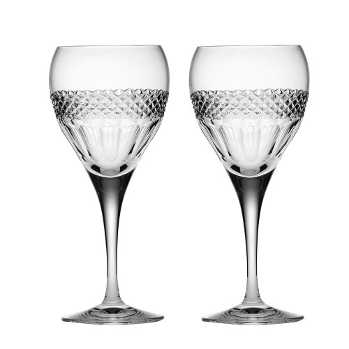 Royal Scot Crystal - Diamonds, Glass/Crystal 2 Wine Glass DIAM2WINE