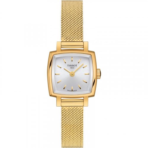 Tissot - Lovely Square, Yellow Gold Plated - Quartz Watch, Size 20mm T0581093303100