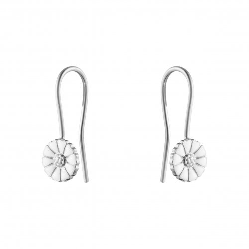 Georg Jensen - Daisy, Sterling Silver - Ear Hooks, Size 7mm 20000907