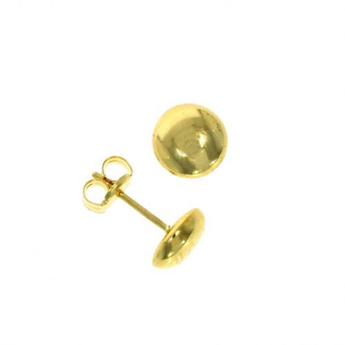 Guest and Philips - Yellow Gold 9ct Disc Earrings