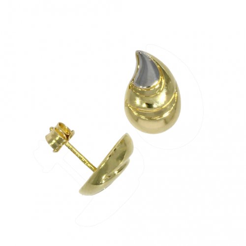 Guest and Philips - Yellow Gold Plated 9ct Bi Metal Earrings - 10-15100