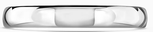 Guest and Philips - Platinum - Wedding Band, Size 3mm M AN3-0
