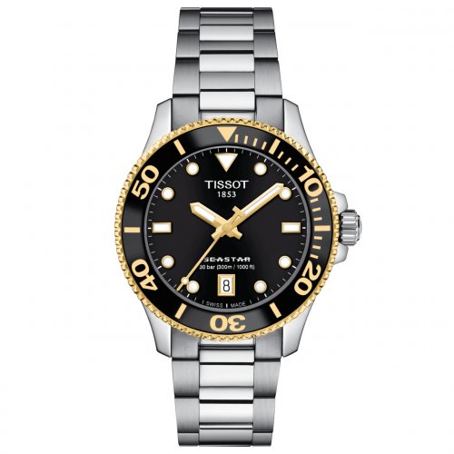 Tissot - Seastar, Stainless Steel - Quartz Watch, Size 36mm T1202102105100
