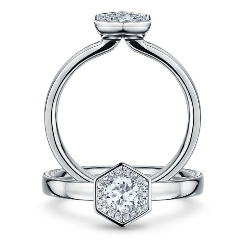 Andrew Geoghegan - Chapiteau  Platinum - Solitaire Ring AG6411