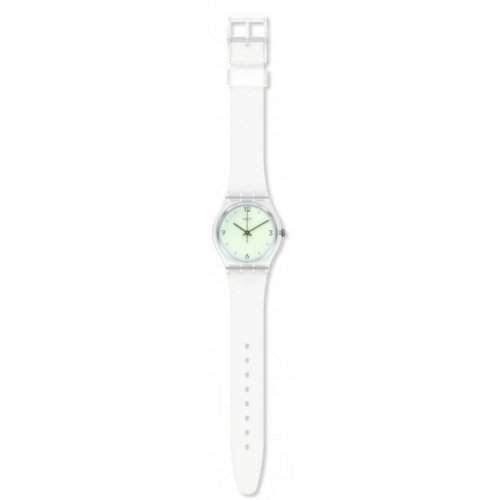Swatch - Swan Lake, Plastic/Silicone - Quartz Watch, Size 34mm GE294