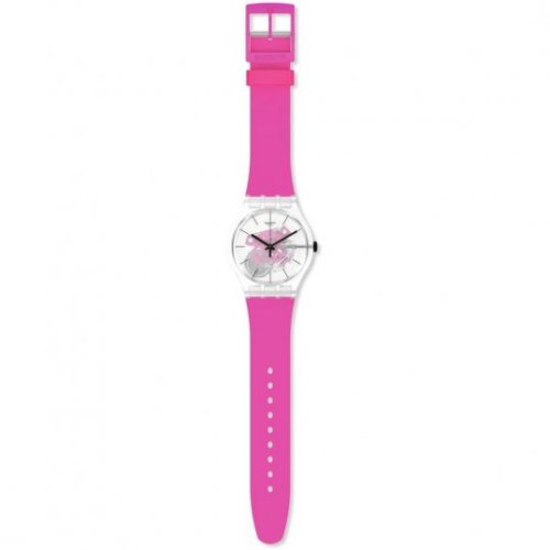 Swatch - Pink Daze, Plastic/Silicone - Quartz Watch, Size 41mm SO29K107
