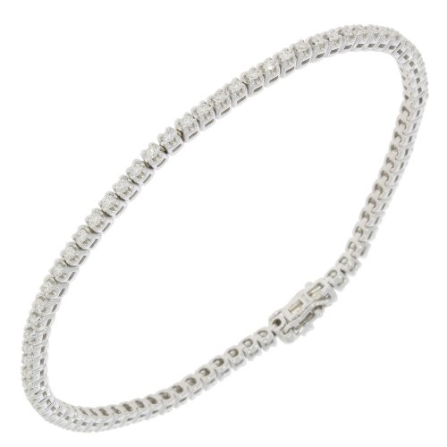 Guest and Philips - Diamond Set, Platinum - 1ct 77st HI I1 Line Bracelet PLBRDI81260