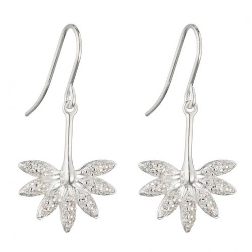 Gecko - Cubic Zirconia Set, Sterling Silver - Earrings E6124C