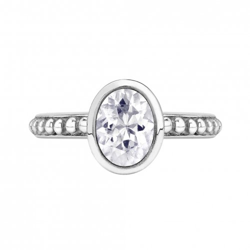 Dower and Hall - Dotty Twinkle, White Topaz Set, Sterling Silver - - Ring - TWR58-S-WT-N