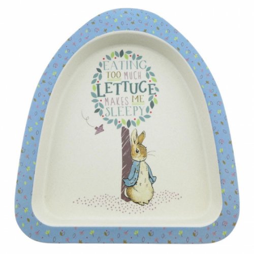 Enesco - Peter Rabbit, Bamboo Fibre Peter Rabbit Plate