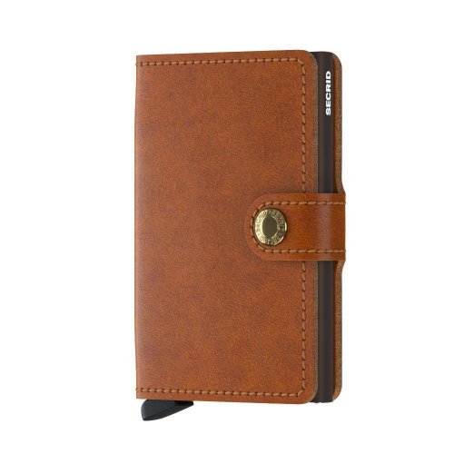 Secrid - Twinwallet, Aluminium Card Wallet - TO-COGNAC-BROWN