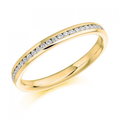 Guest and Philips - Diamond 0.15ct F/GVS Set, Yellow Gold - 18ct HET Ring, Size M