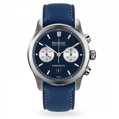 Bremont - ALT1-C, Stainless Steel - Leather - Chronograph , Size 43mm - ALT1-C-BLUE