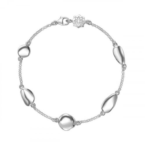 Dower and Hall - Pebble, Sterling Silver Chain Bracelet - PEBB2-S