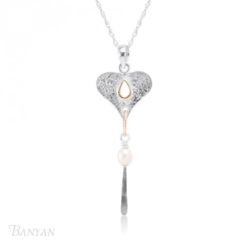 Banyan - Pearl Set, Sterling Silver - Pendant - PE1683-H1