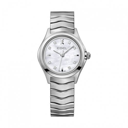 Ebel - Wave, Diamonds Set, Stainless Steel - Quartz Watch - 1216193