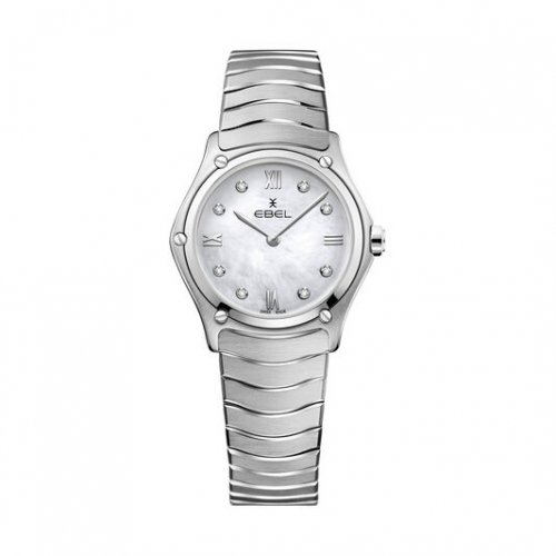 Ebel - Sport Classic, Mother Of Pearl And Diamond Set, Stainless Steel - Quartz Watch - 1216417A