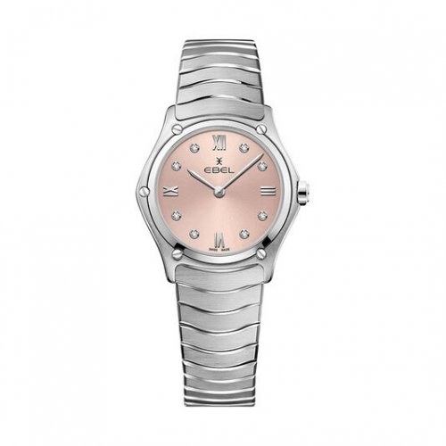 Ebel Sport Classic, Diamond Set, Stainless Steel  Quartz Watch - 1216444A