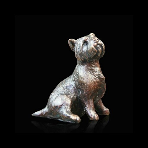 Richard Cooper - Bronze Westie Sitting Ornament - 804