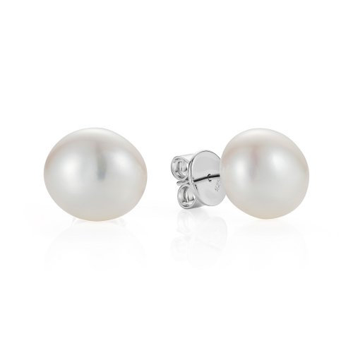 Claudia Bradby - Couture, Pearl Set, Sterling Silver - Stud Earrings CBES0001W