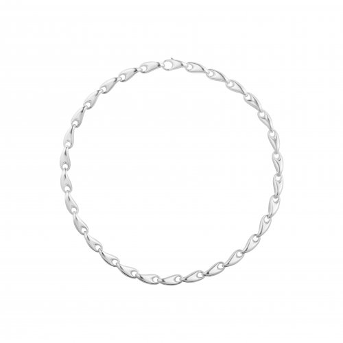 Georg Jensen - Reflect, Sterling Silver - Medium Necklace, Size S 20001178000S