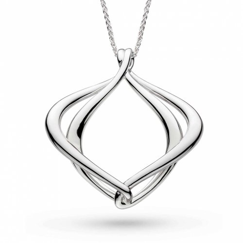 Kit Heath - Alicia Grande, Rhodium Plated Slider Necklace 90020RP