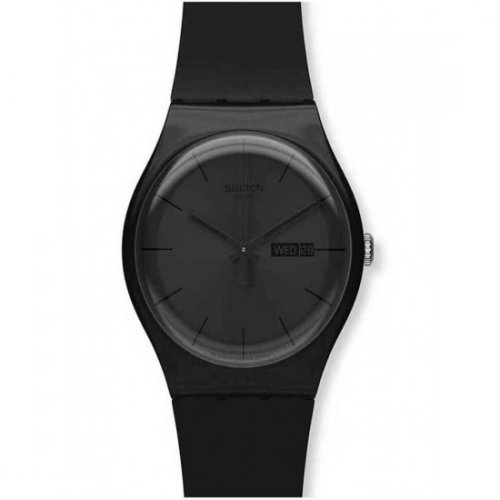 Swatch - Black Rebel Again, Plastic/Silicone Watch SO29B706