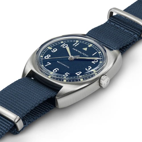 Hamilton - Kakhi Aviation, Stainless Steel - Fabric - Pilot Pioneer Mechanical Watch, Size 36mm H76419941