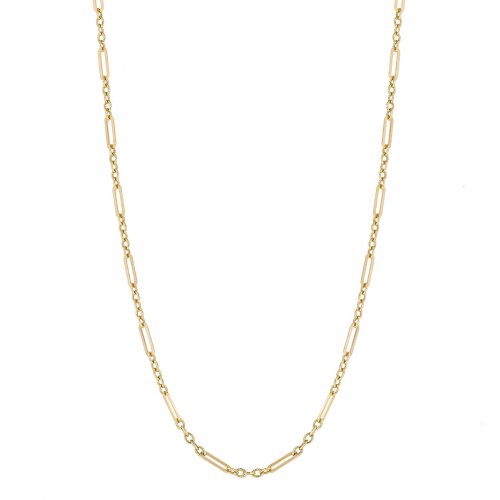 Gecko - Elongated, 9ct Link Chain GN366