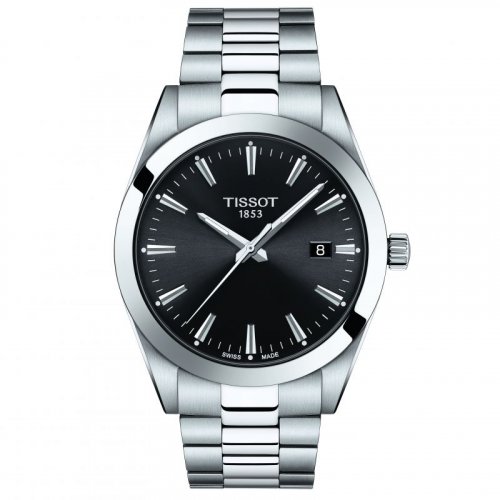 Tissot - Gentleman, Stainless Steel - Quartz Watch, Size 40mm T1274101105100