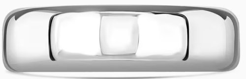 Guest and Philips - Platinum - Wedding Band, Size V LCCN6-0