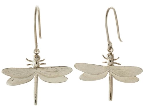 Alex Monroe - DRAGONFLY, Sterling Silver HOOK EARRINGS MGE11-S