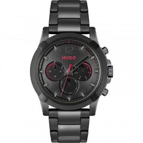 HUGO - #Impressforhim, Stainless Steel - Quartz Watch, Size 46mm 1530296