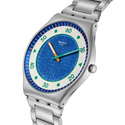 Swatch - Splash Dance, Stainless Steel - Quartz Watch, Size 42mm SS07S143G