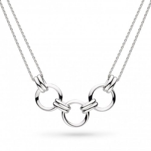 Kit Heath - BEVEL UNITY, Sterling Silver TWIN CHAIN NECKLACE 91173RP