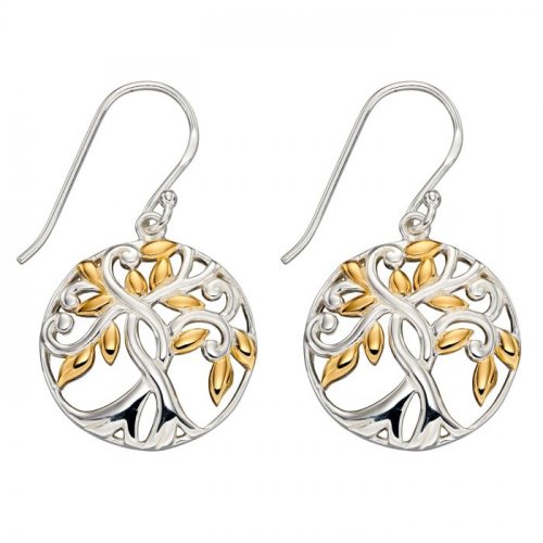 Gecko - TREE OF LIFE, Sterling Silver EARRINGS E5808