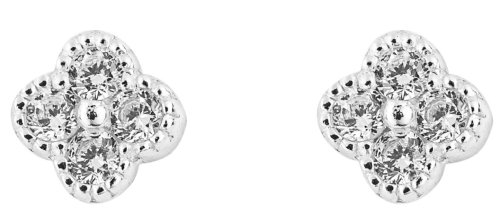 Gecko - Cubic Zirconia Set, Sterling Silver - Earrings e6279c