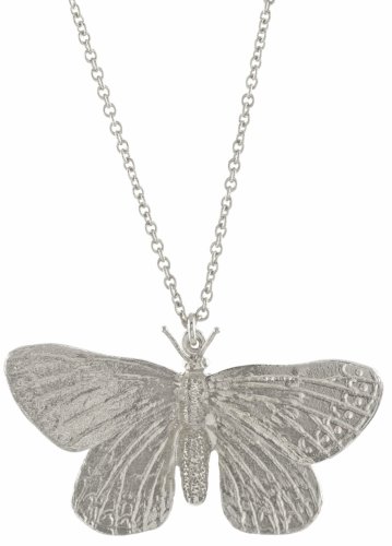 Alex Monroe - Duke of Burgundy Butterfly, Sterling Silver Necklace ETN3-S