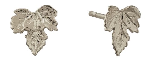 Alex Monroe - Vine Leaf, Sterling Silver Stud Earrings FABE3-S