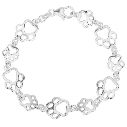 Guest and Philips - Fancy Paw, Sterling Silver - Bracelet, Size 7.5
