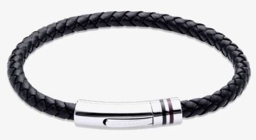 Unique - Emerald Set, Leather - Stainless Steel - Bracelet, Size 23cm B516BL-23CM