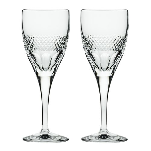 Royal Scot Crystal - Diamonds, Glass/Crystal - Large Wine Glass, Size L DIA2LGWINE